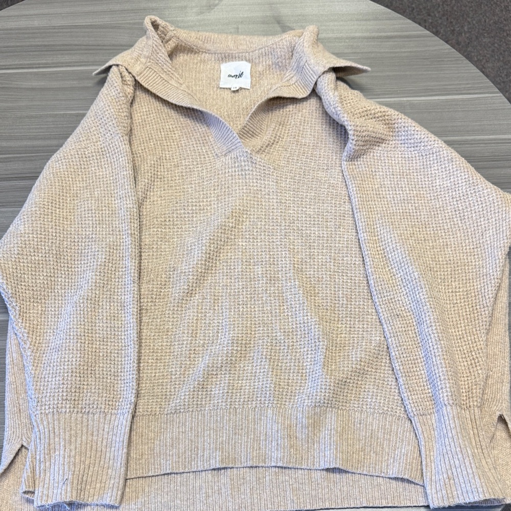Aerie waffle knit sweater